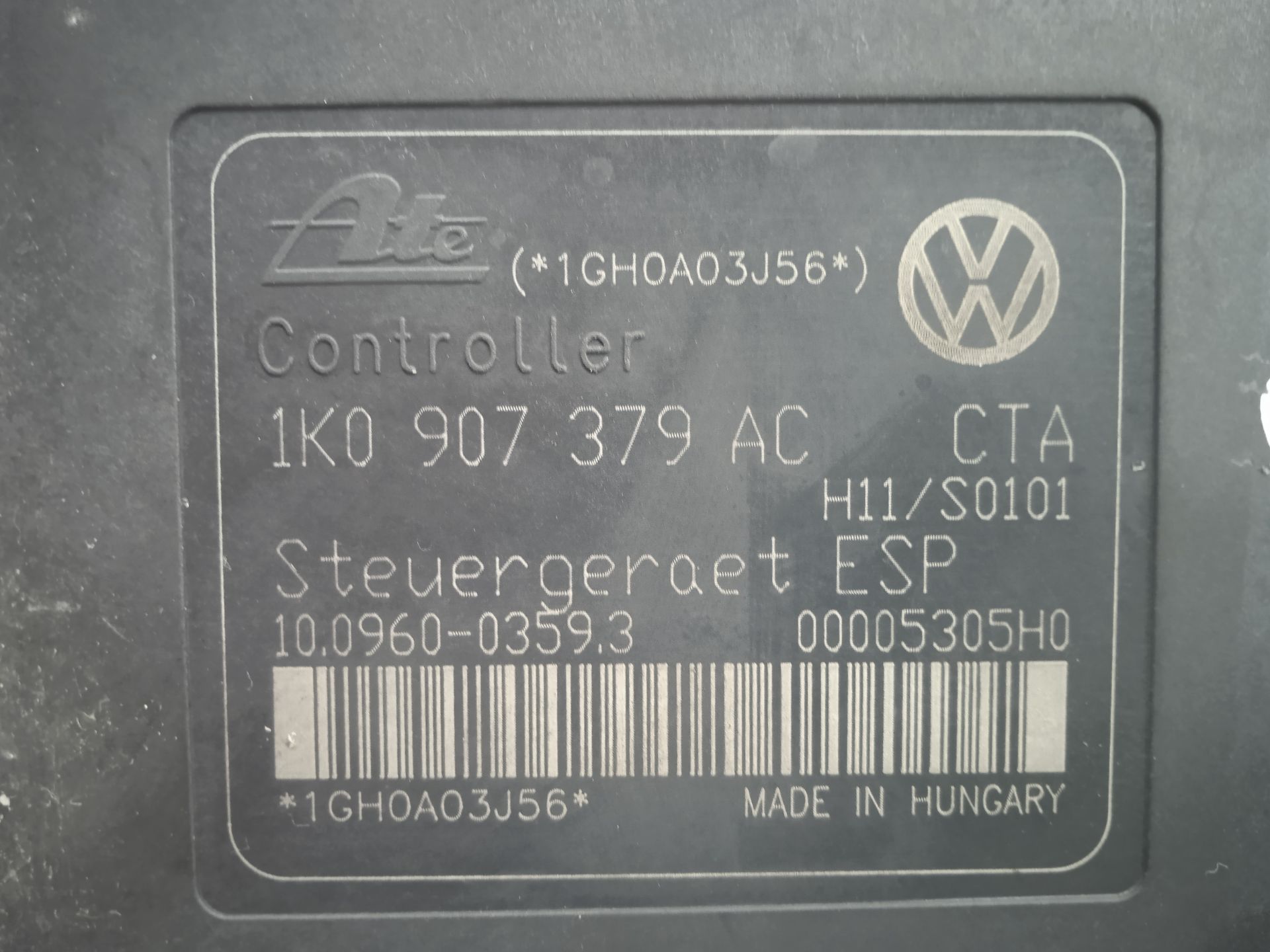 Abs volkswagen touran (1t2) advance