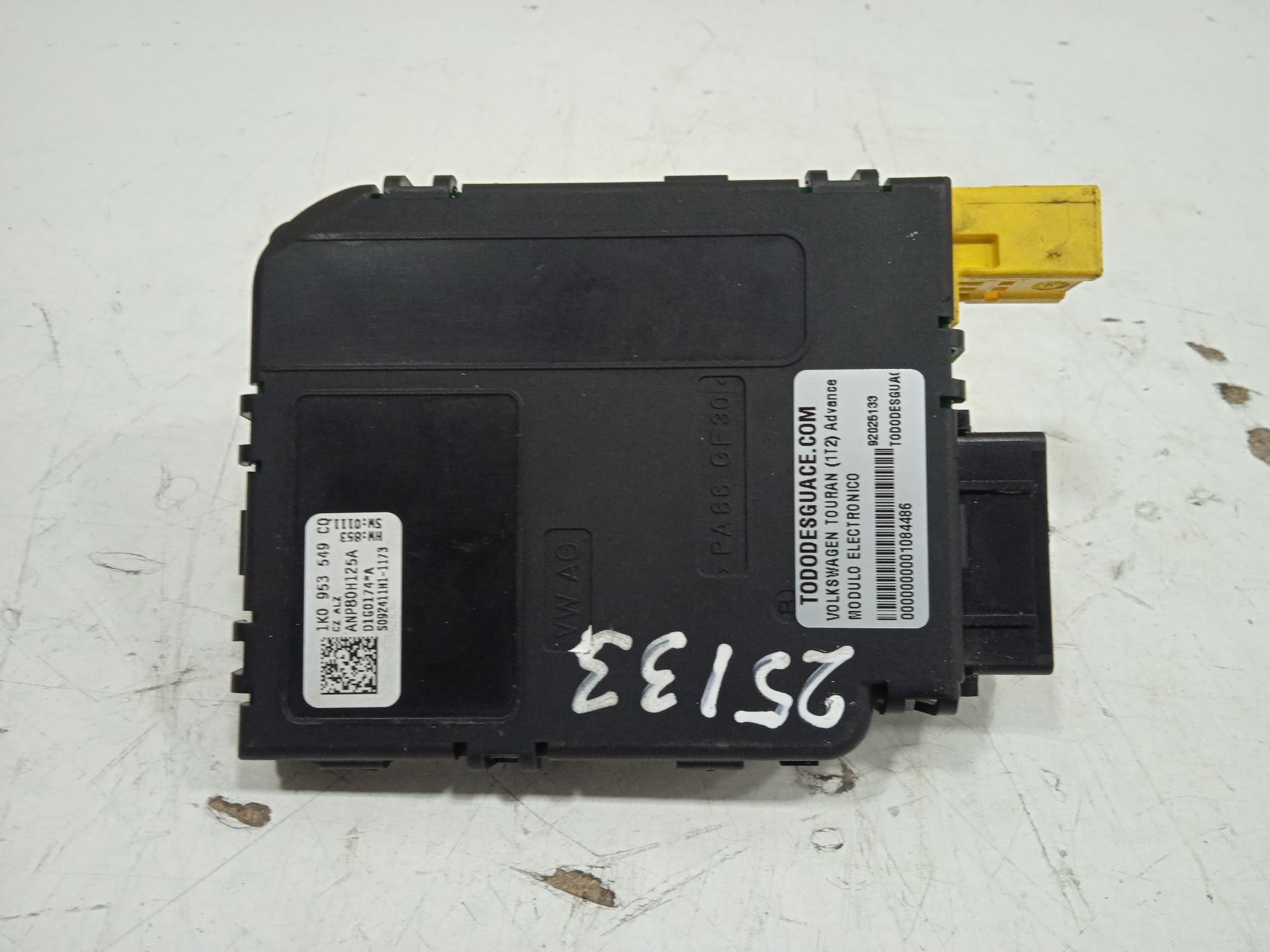 Modulo electronico volkswagen touran (1t2) advance