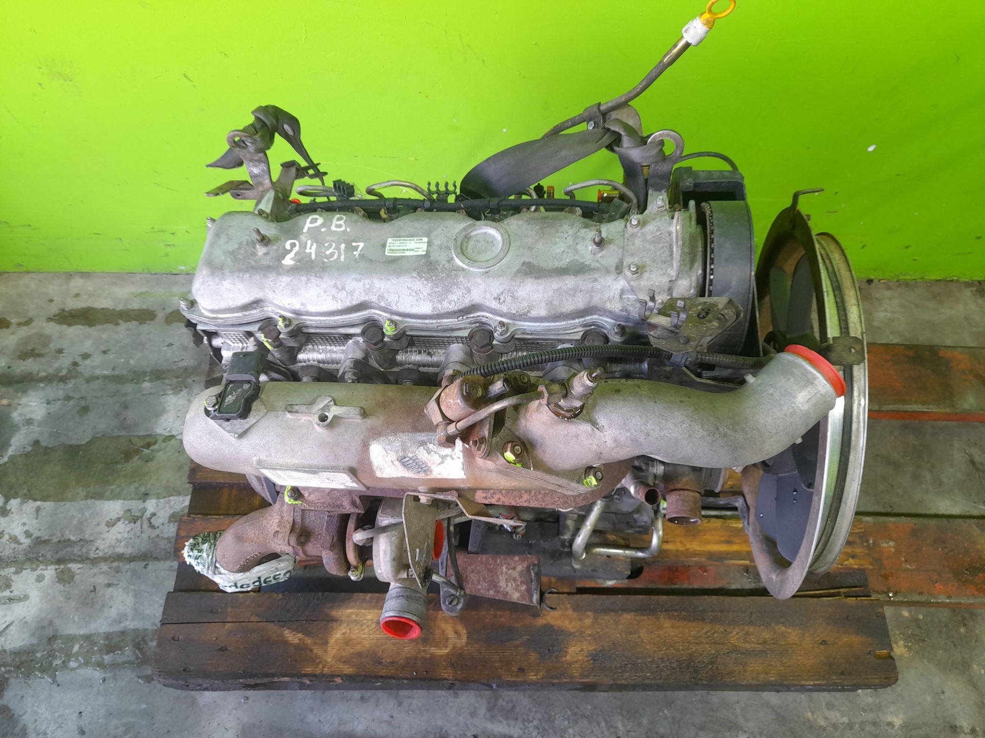 Motor completo renault mascott (2000) pr   110.35505560 corto