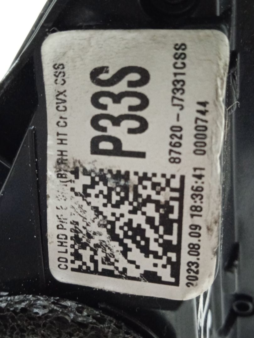 Retrovisor derecho kia xceed tech