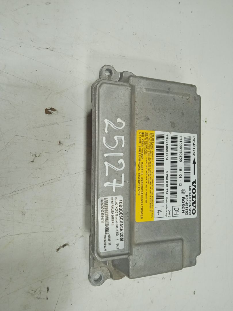 Centralita airbag volvo xc60 momentum awd