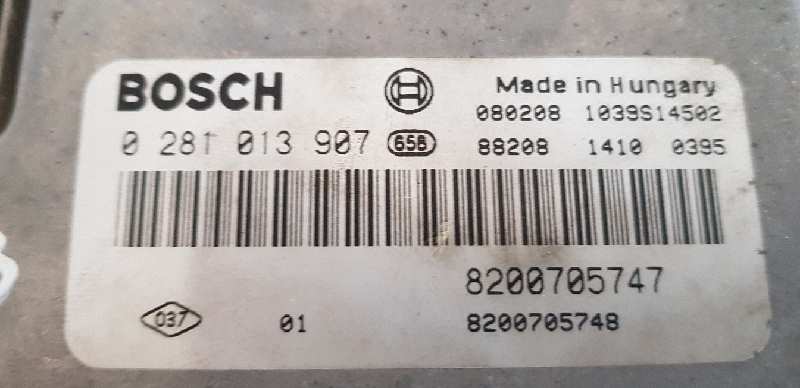  centralita motor uce   renault scenic ii i- music 1.9 dci diesel
