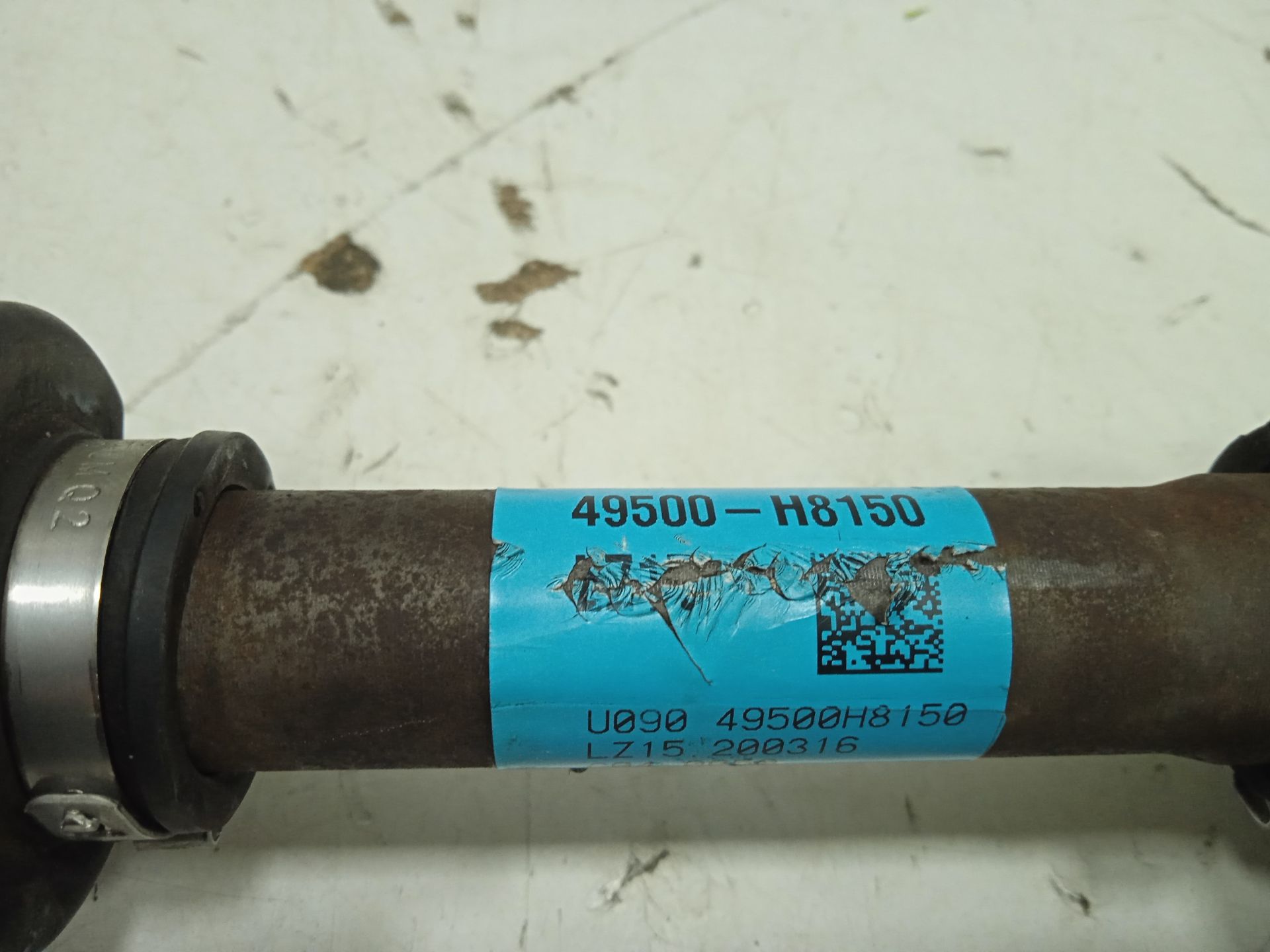 Transmision delantera izquierda kia stonic (ybcuv) 