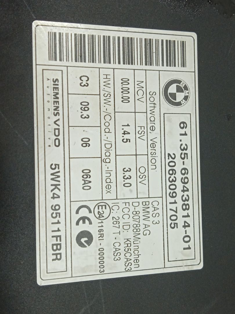 Modulo electronico bmw serie 3 berlina (e90) 320d