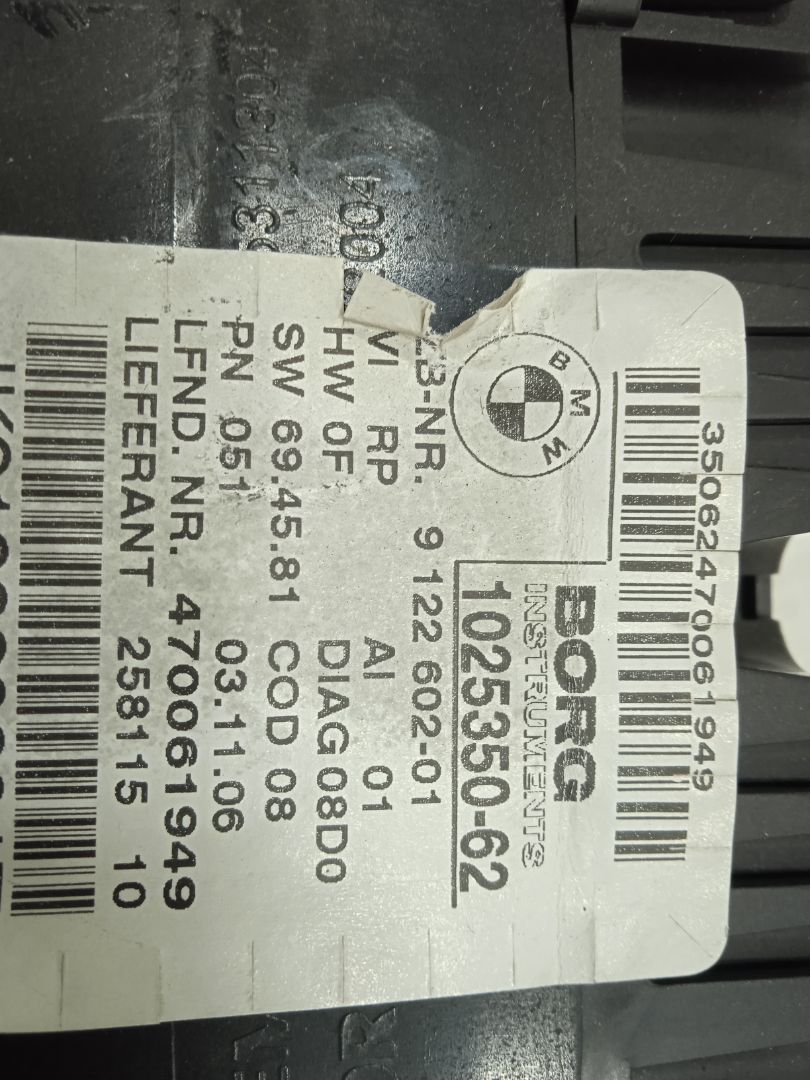Cuadro instrumentos bmw serie 3 berlina (e90) 320d