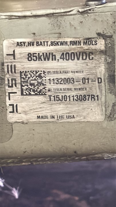 Bateria tesla model s basis