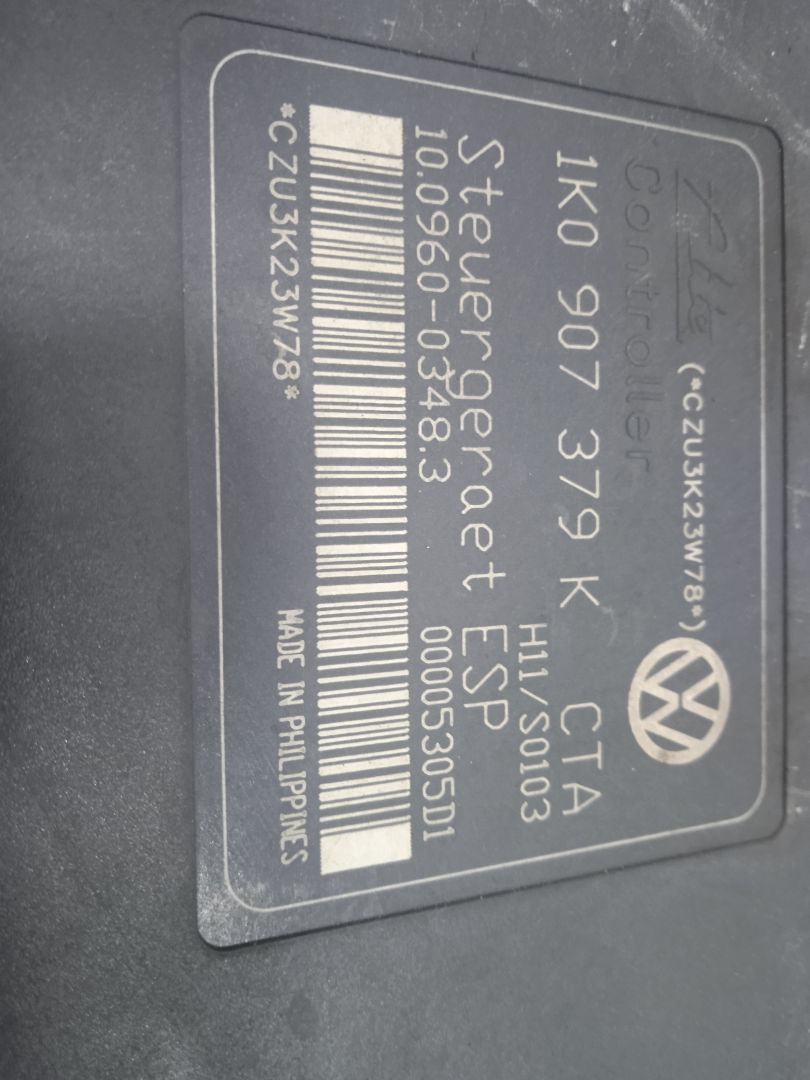 Abs volkswagen golf v (1k1)(10.2003) 