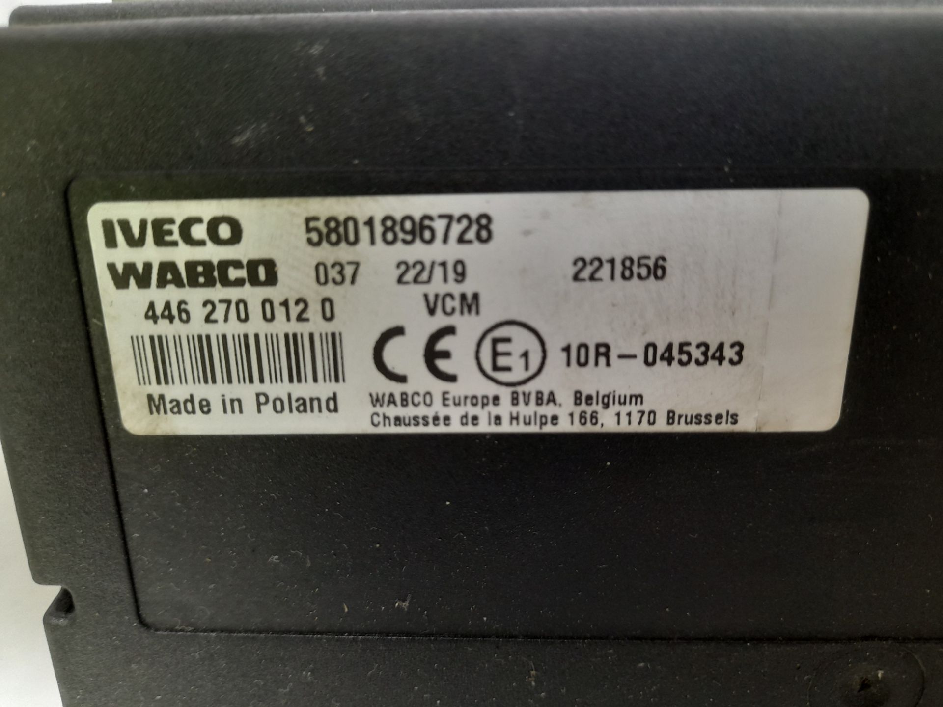 Unidad de control iveco  no identificado