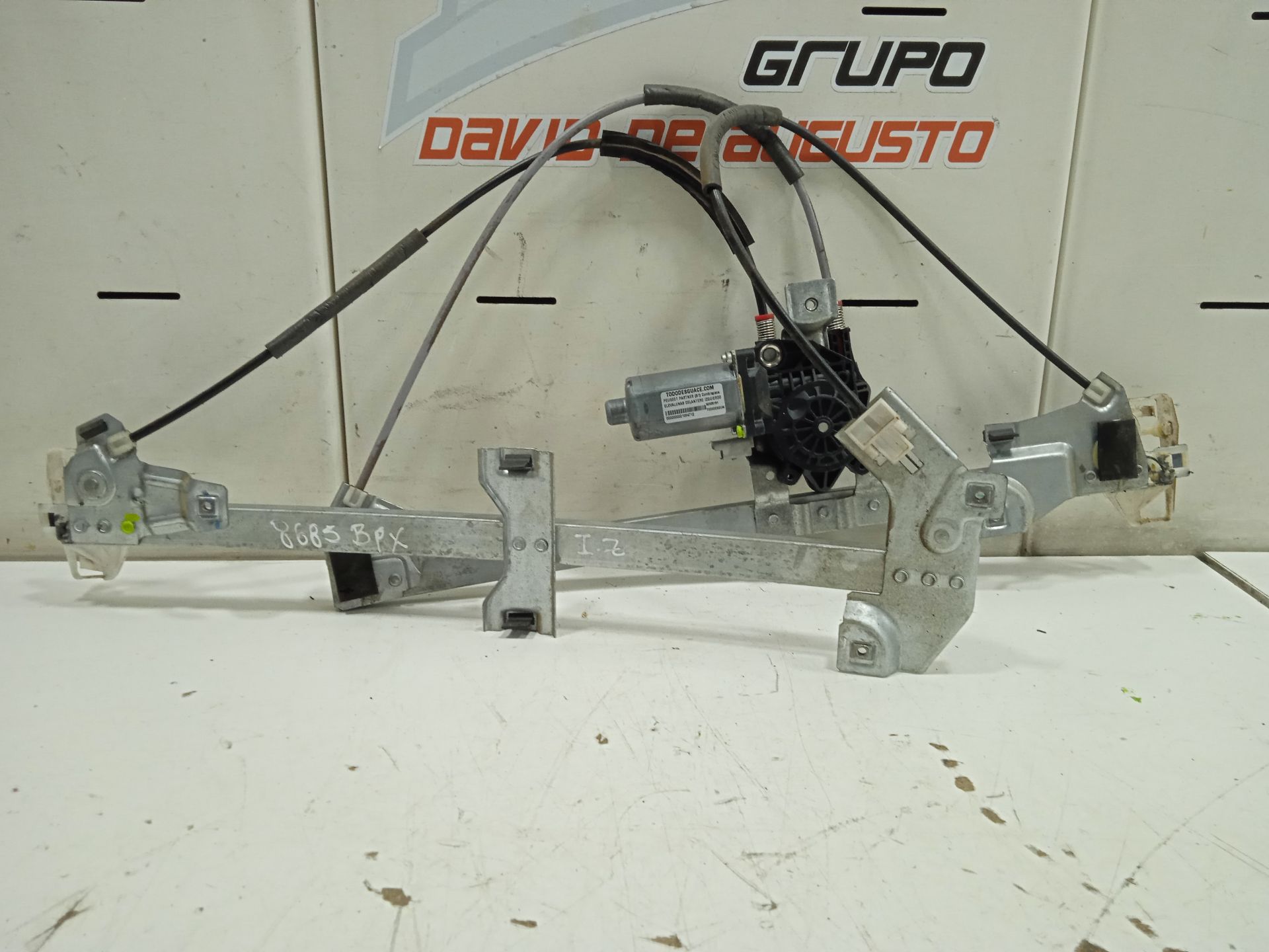Elevalunas delantero izquierdo peugeot partner (s1)(07.1996) combispace