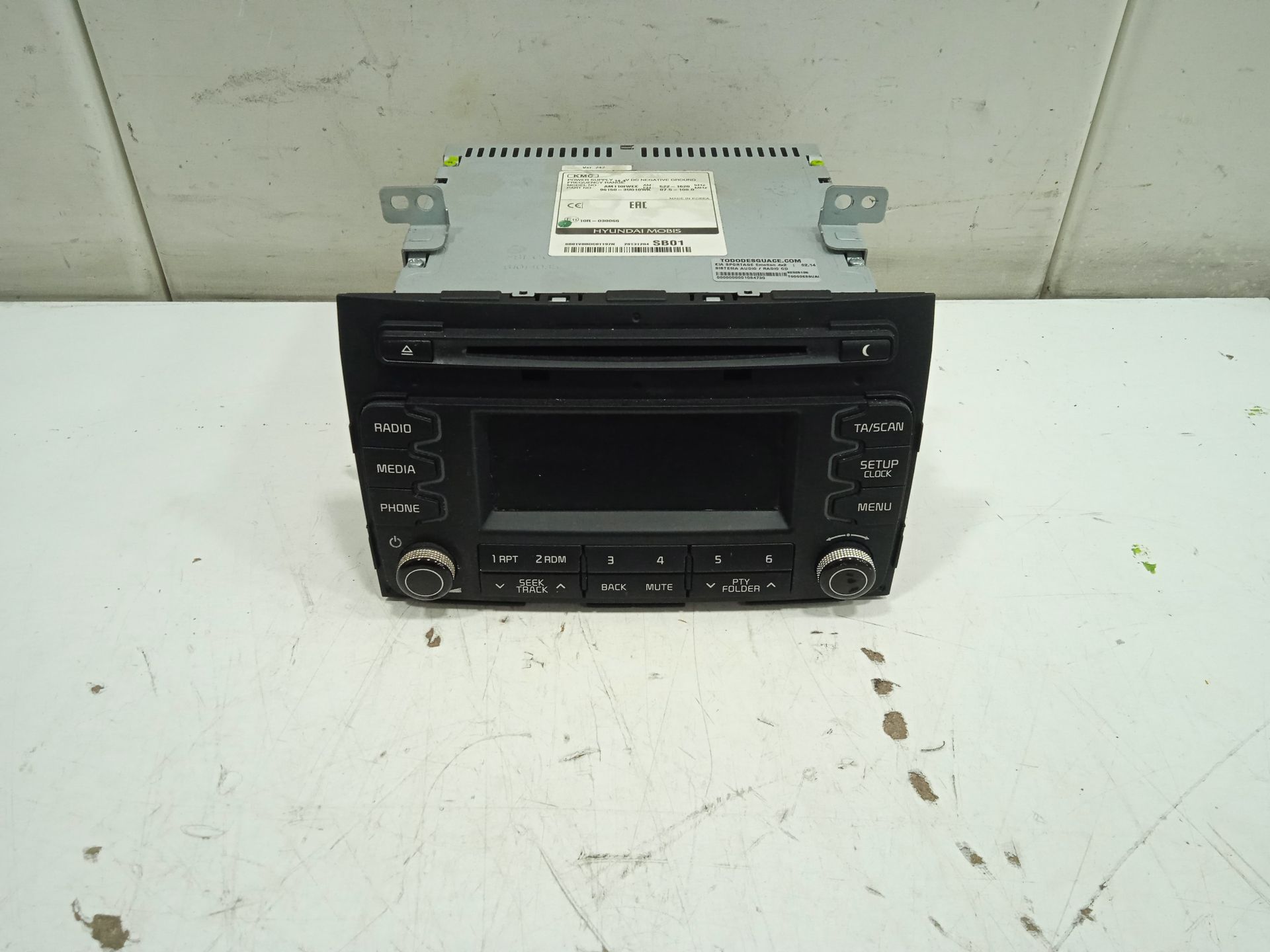 Sistema audio / radio cd kia sportage (sl) emotion 4x2