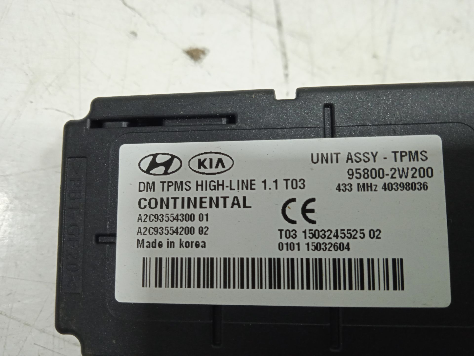 Unidad de control   no identificado