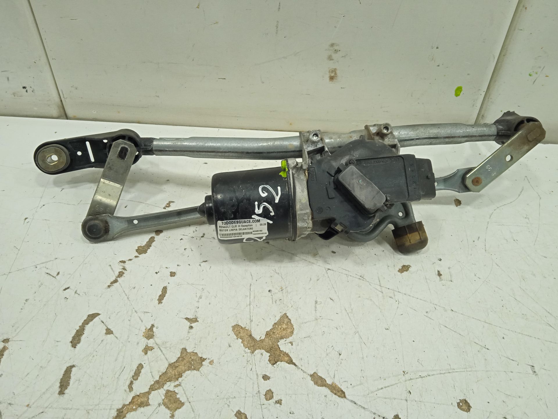Motor limpia delantero renault clio iii exception