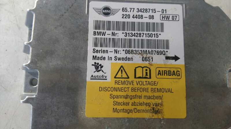 Centralita airbag mini mini (r56) cooper