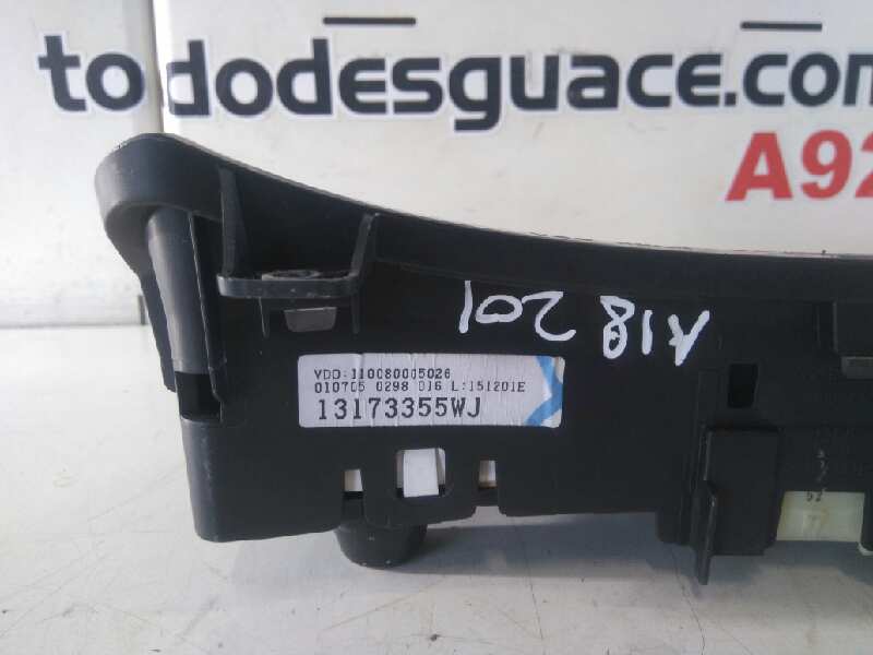 Cuadro instrumentos opel corsa c blue line