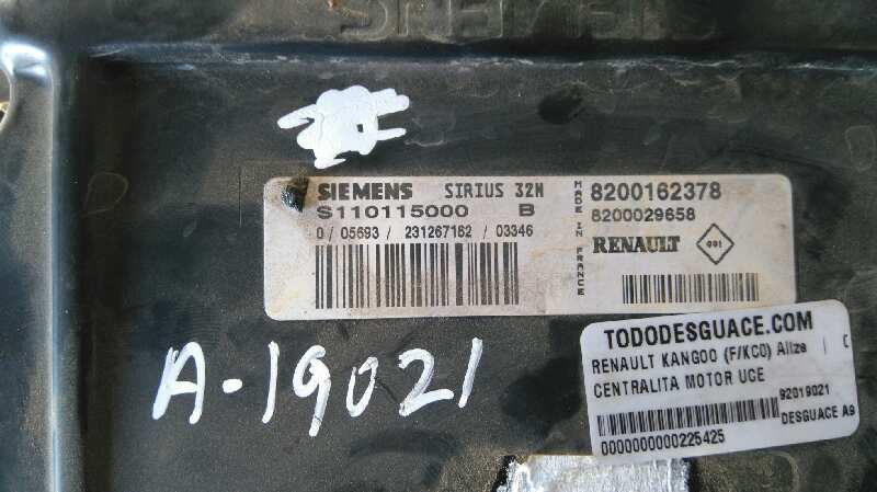 Centralita motor uce renault kangoo i (fkc0) alize