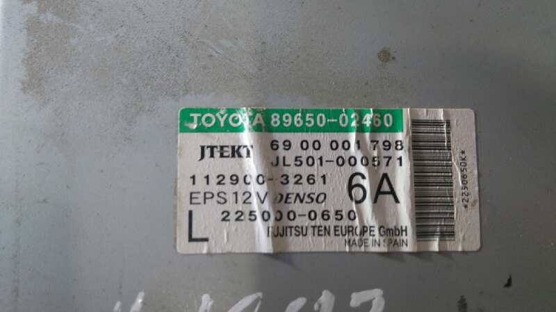Centralita direccion toyota auris (e15) luna+