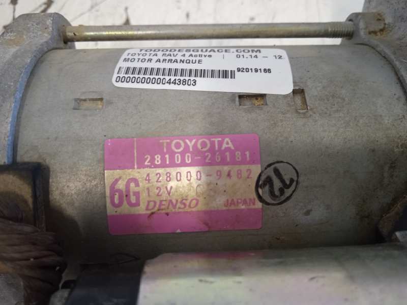 Motor arranque toyota rav4 (a4) active