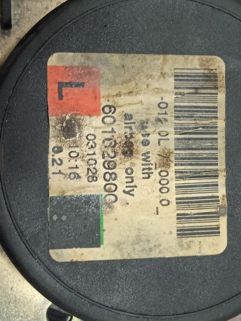 Cinturon seguridad delantero izquierdo bmw serie 5 berlina (e60) 530d