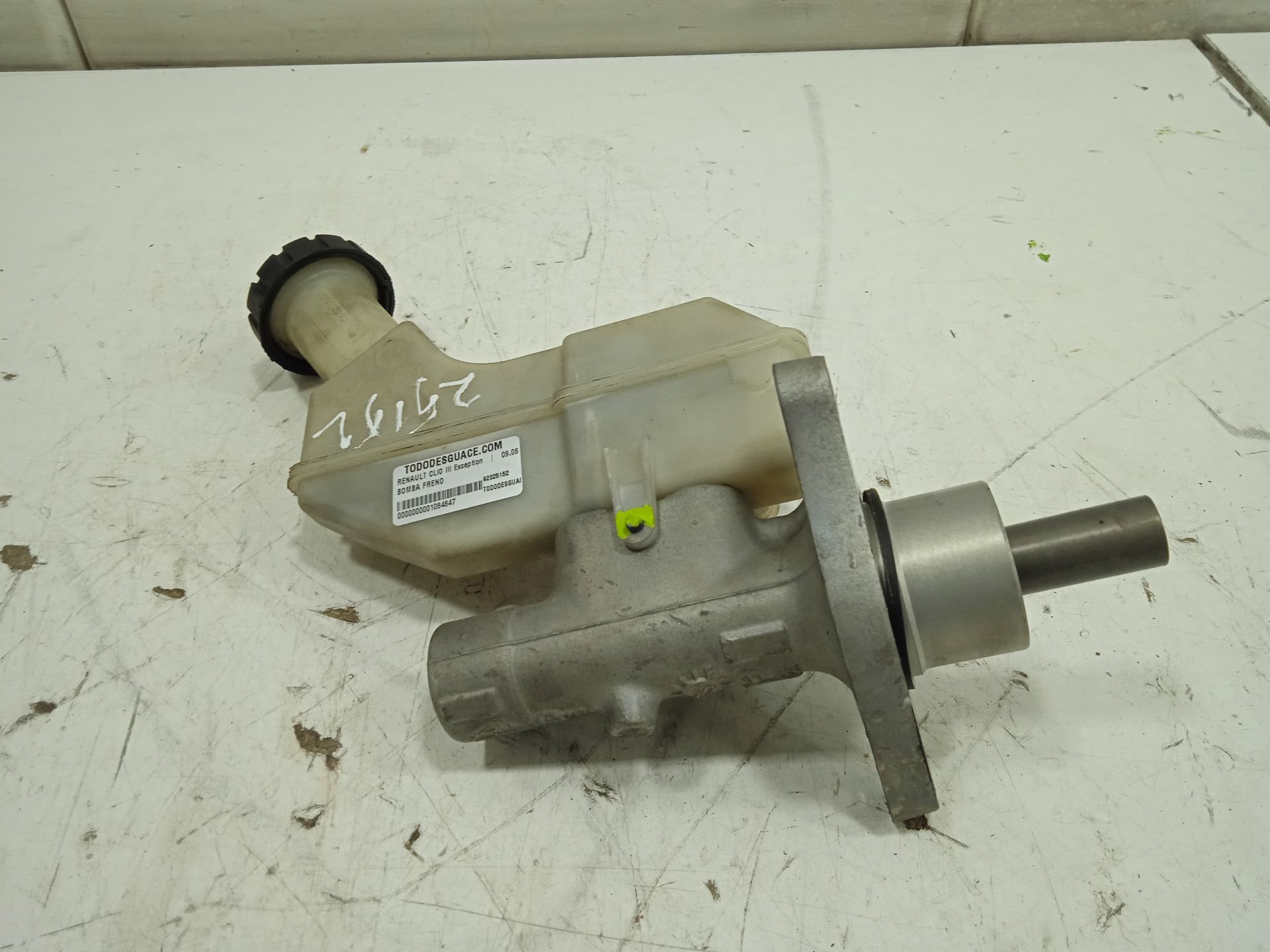 Bomba freno renault clio iii exception
