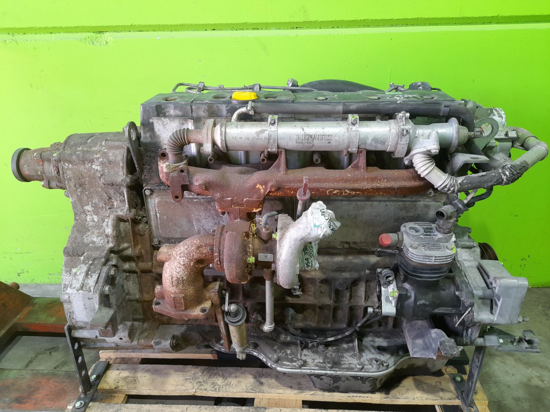 Motor completo renault midlum 