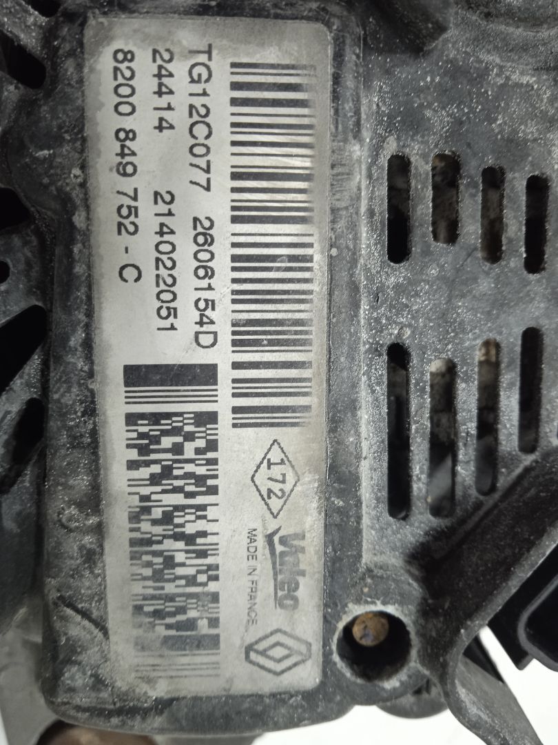 Alternador renault  no identificado