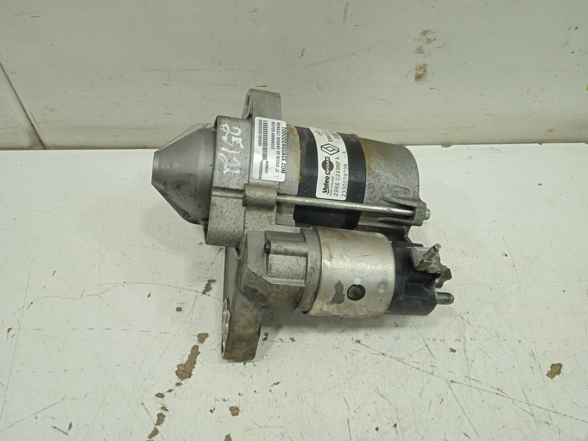 Motor arranque renault  no identificado