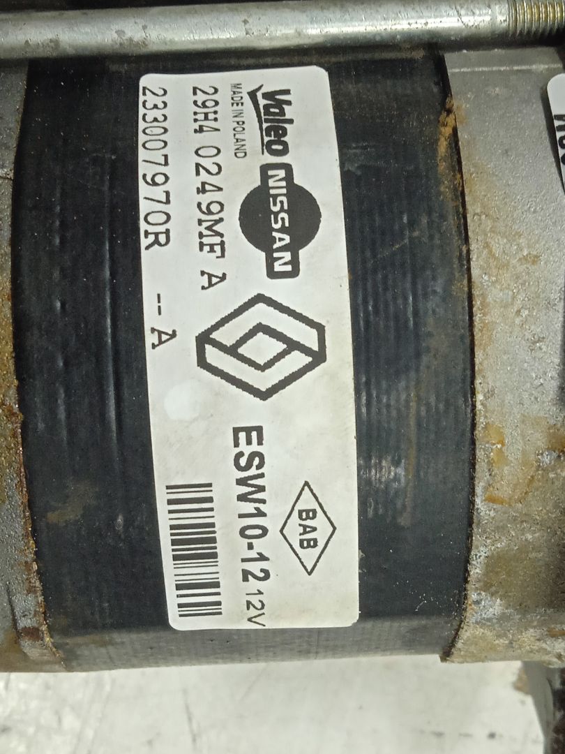 Motor arranque renault  no identificado