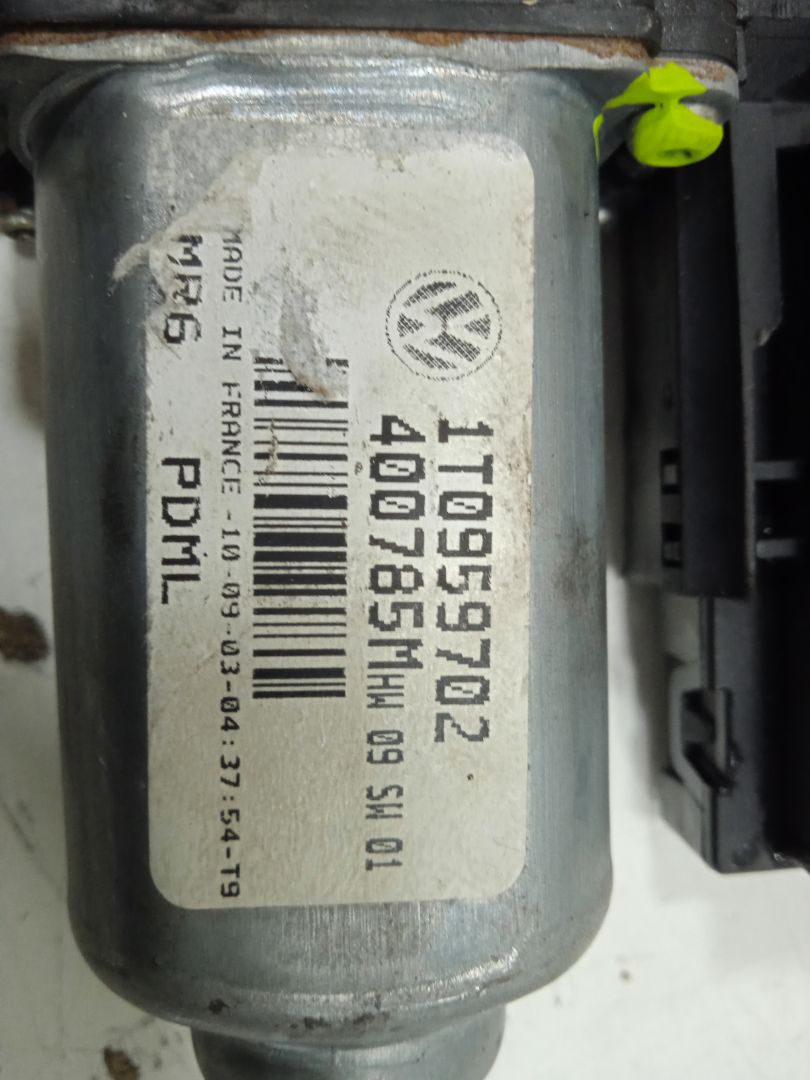 Motor elevalunas delantero derecho volkswagen touran (1t1) advance