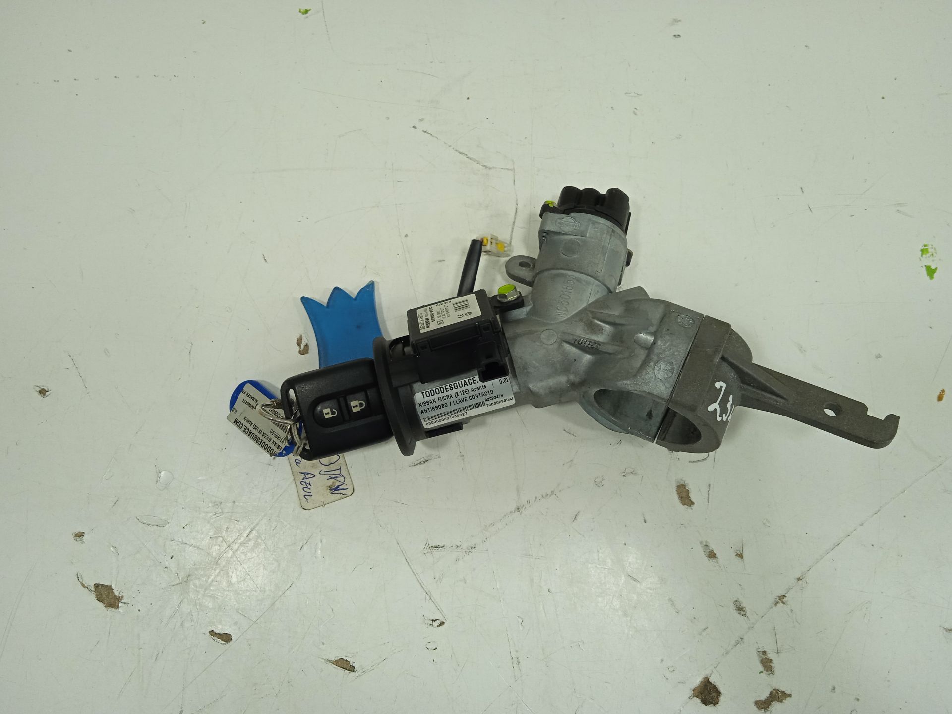 Antirrobo / llave contacto nissan micra (k12e) acenta