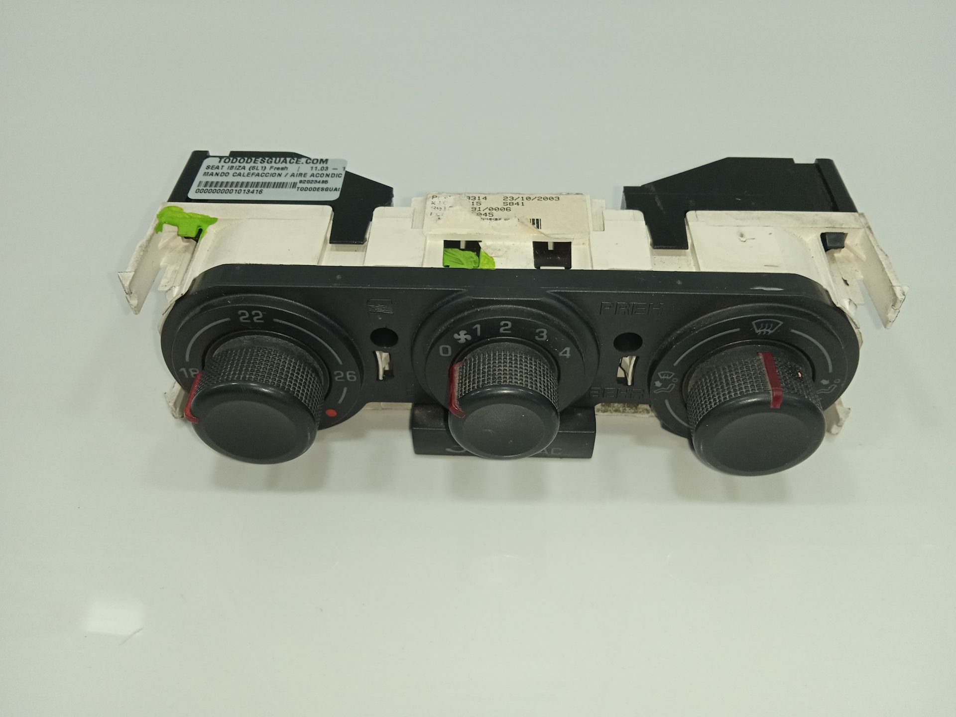 Mando calefaccion / aire acondicionado seat ibiza (6l1) fresh