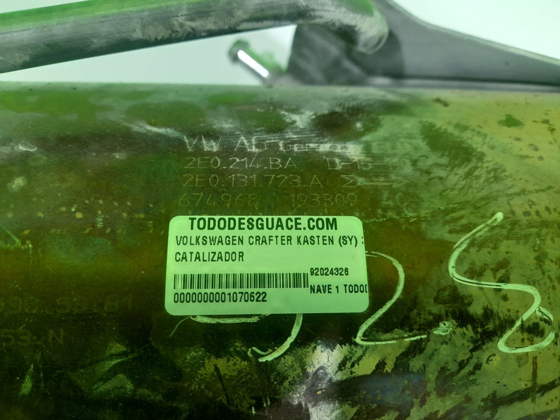 Catalizador 35 furgÓn bl ta rwd