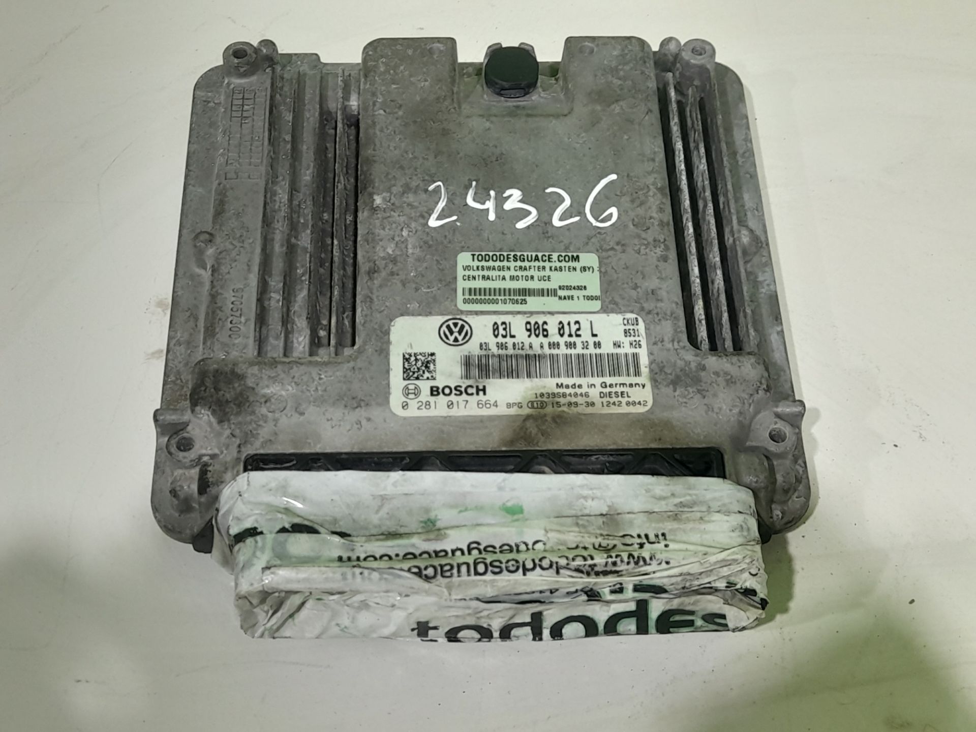 Centralita motor uce 35 furgÓn bl ta rwd