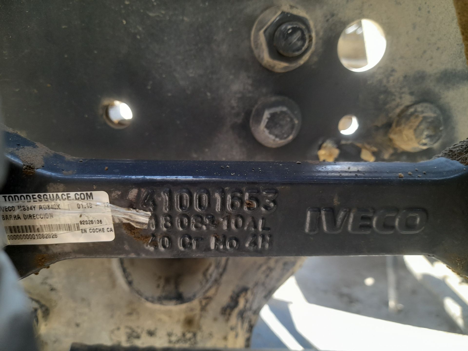 Barra direccion iveco  no identificado