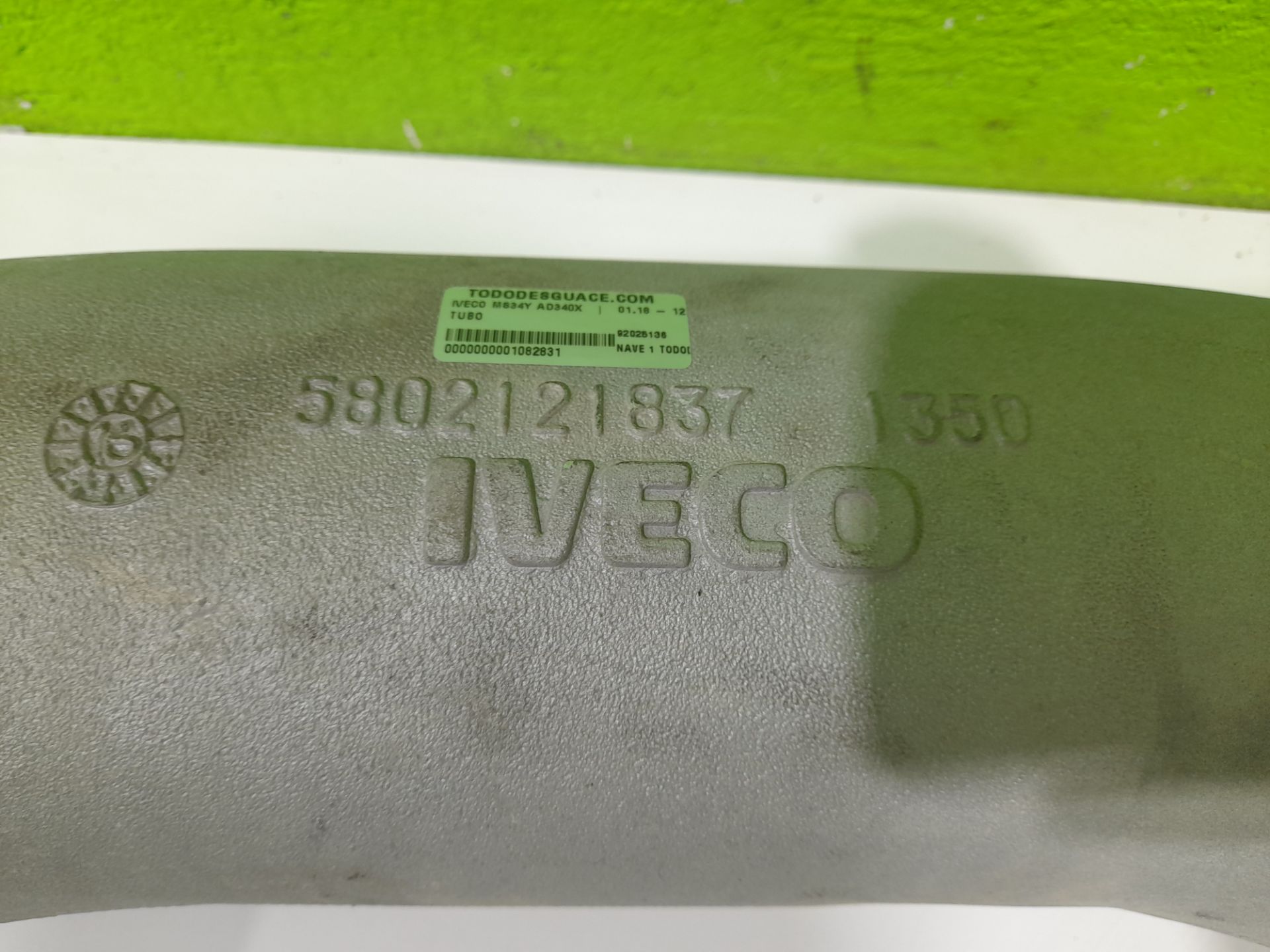 Tubo iveco  no identificado
