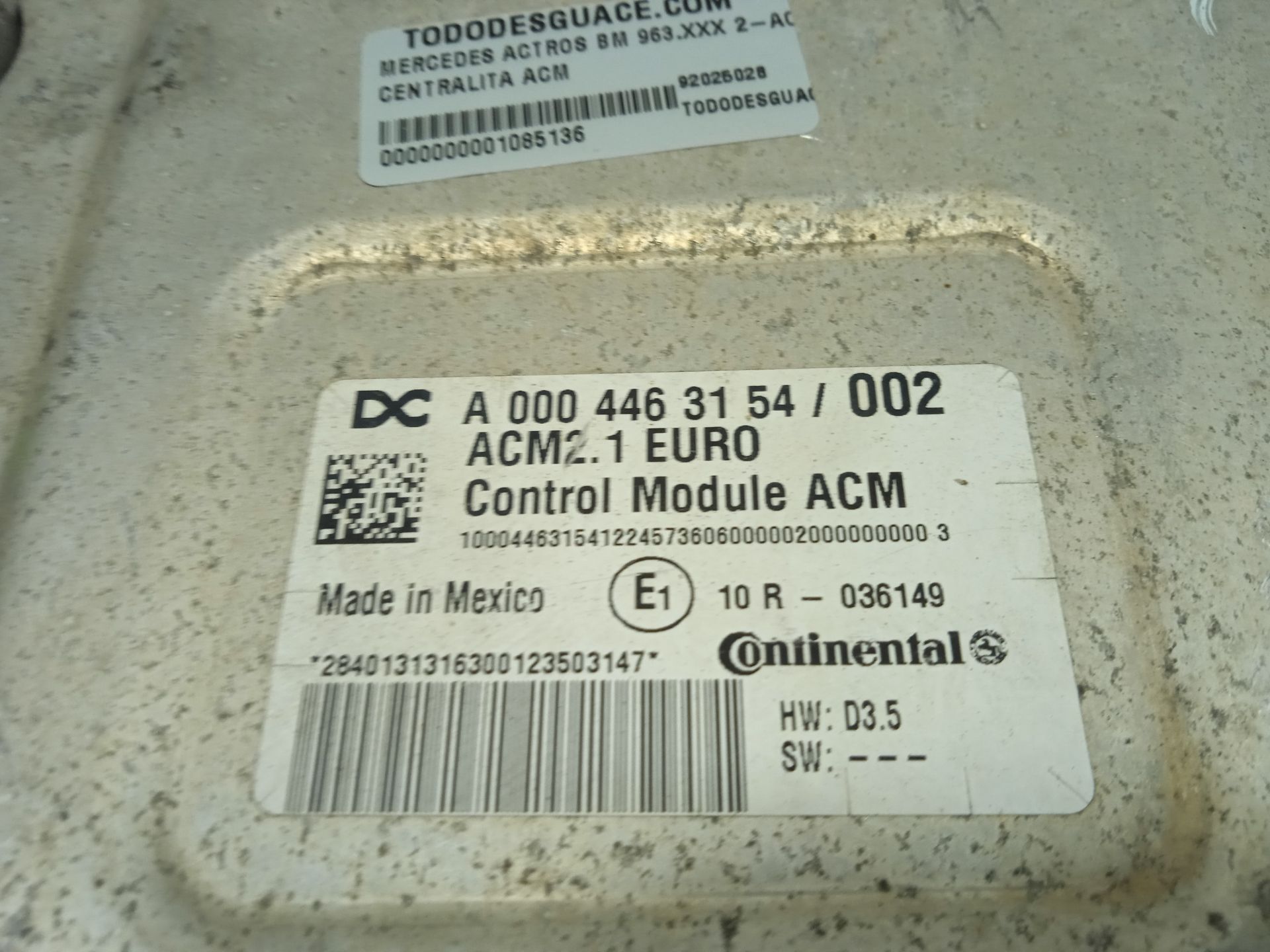 No identificado mercedes-benz actros 4 2-ejes bm 963 (2011) 18xx 4x2 sattelzugmaschine l b