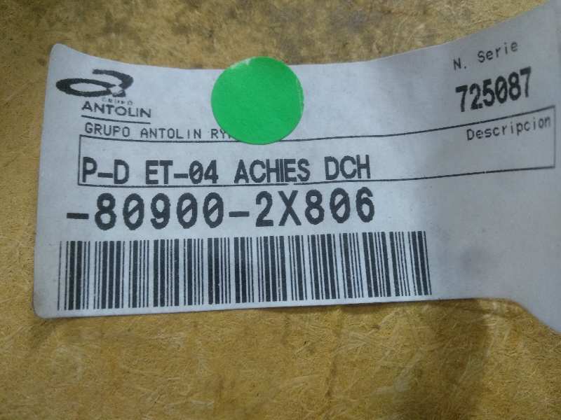  guarnecido puerta delantera derecha   nissan terrano/terrano.ii (r20) aventura 2.7 turbodiesel