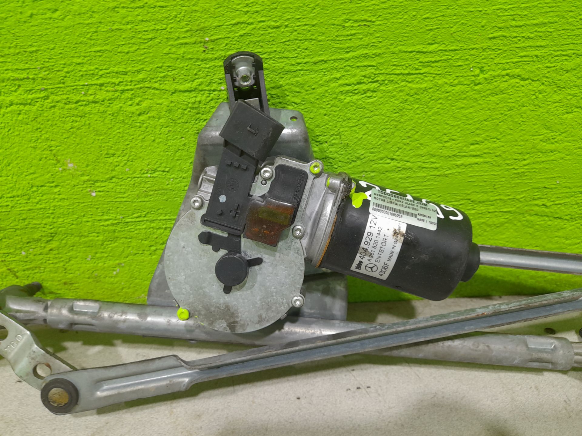 Motor limpia delantero mercedes-benz clase r (bm 251) 320 cdi (251.022)