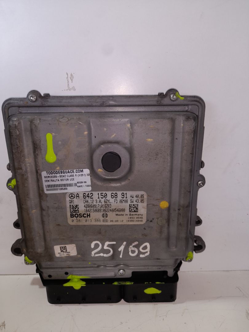 Centralita motor uce mercedes-benz clase r (bm 251) 320 cdi (251.022)