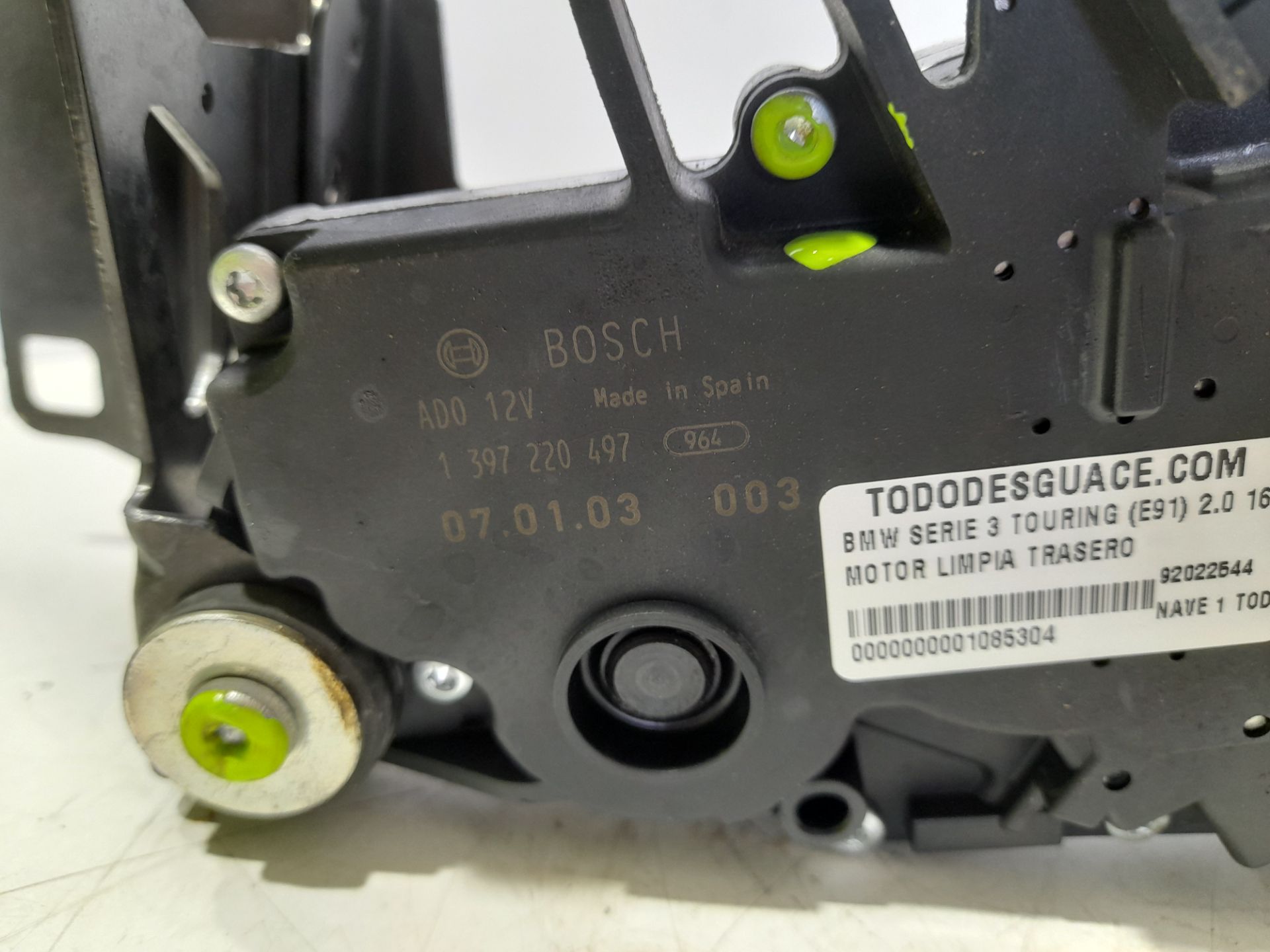 Motor limpia trasero bmw serie 3 touring (e91) 