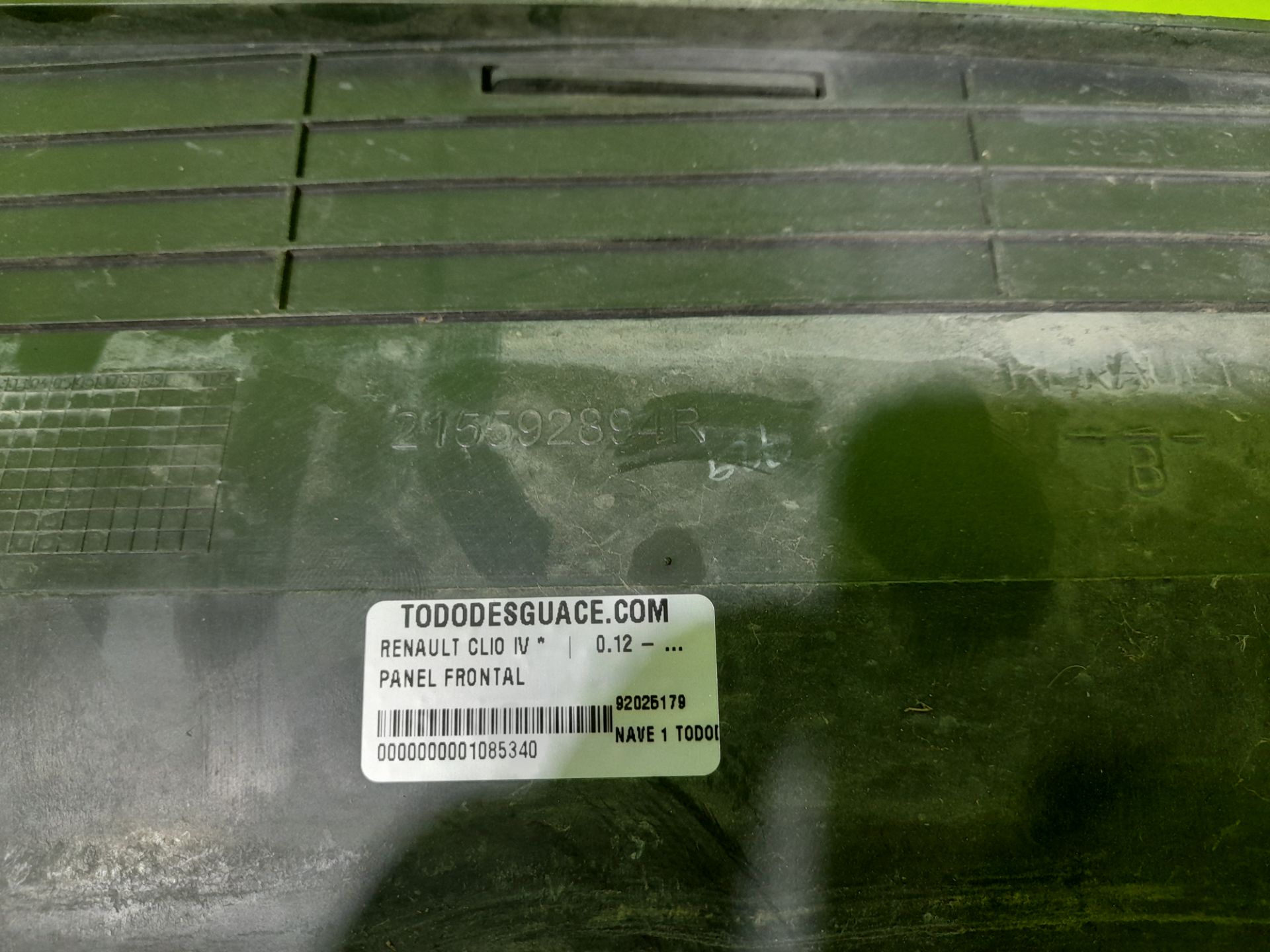 Panel frontal renault clio iv wolfnoir
