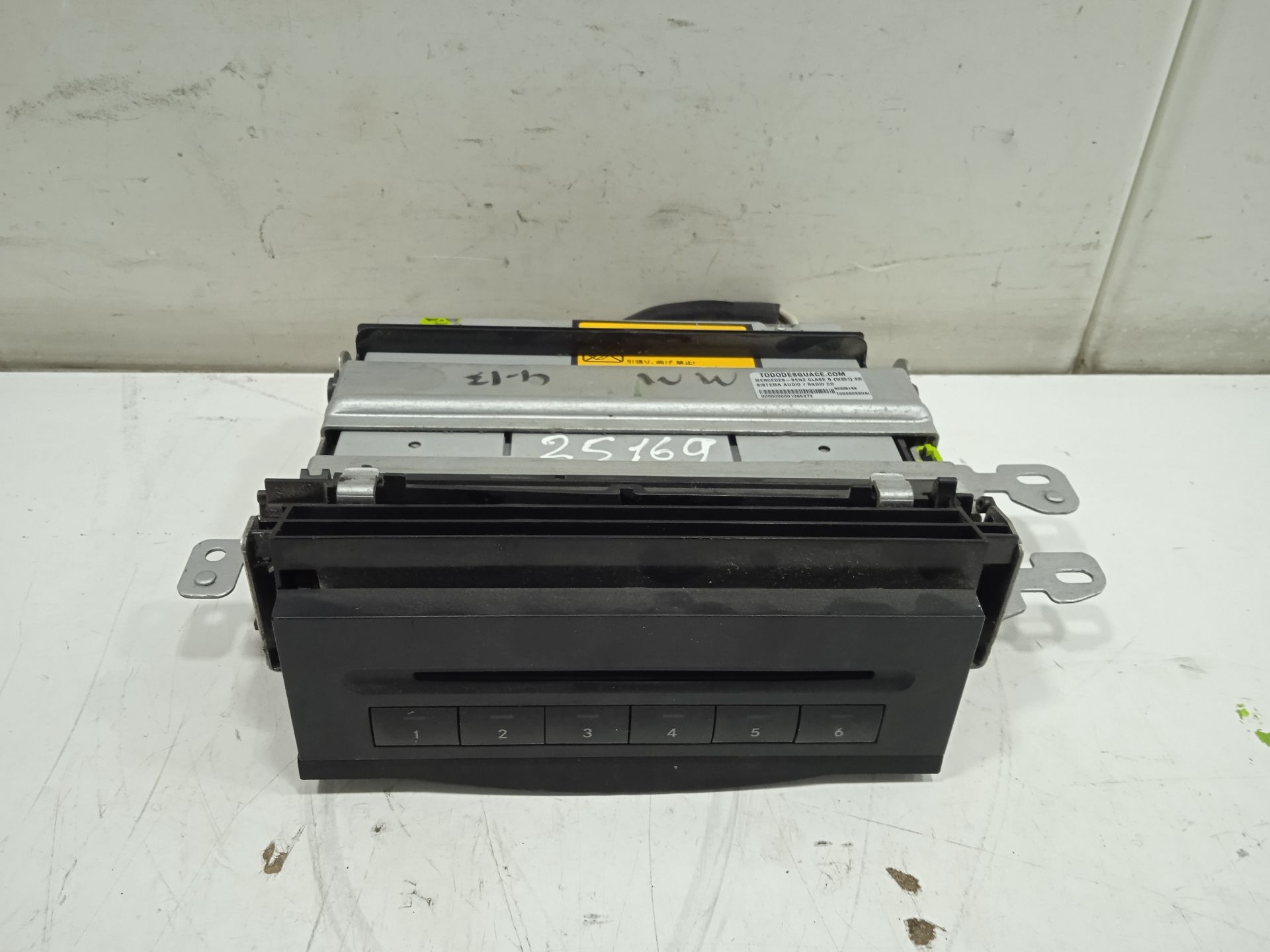 Sistema audio / radio cd mercedes-benz clase r (bm 251) 320 cdi (251.022)
