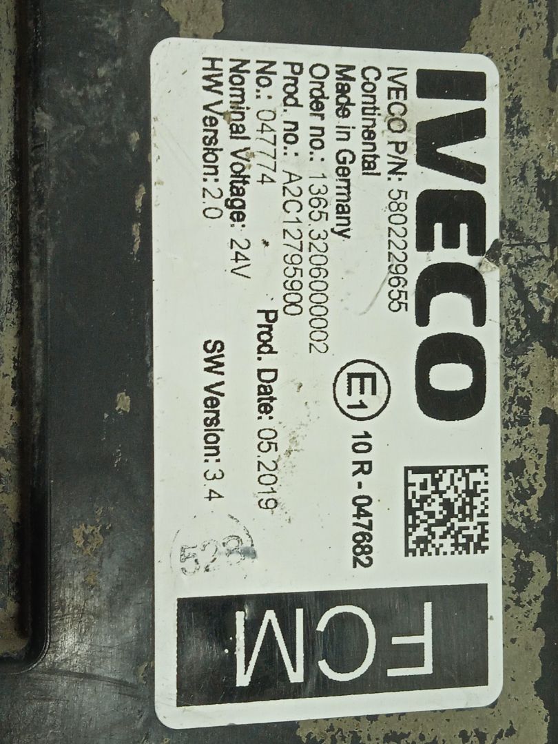 Modulo electronico iveco  no identificado