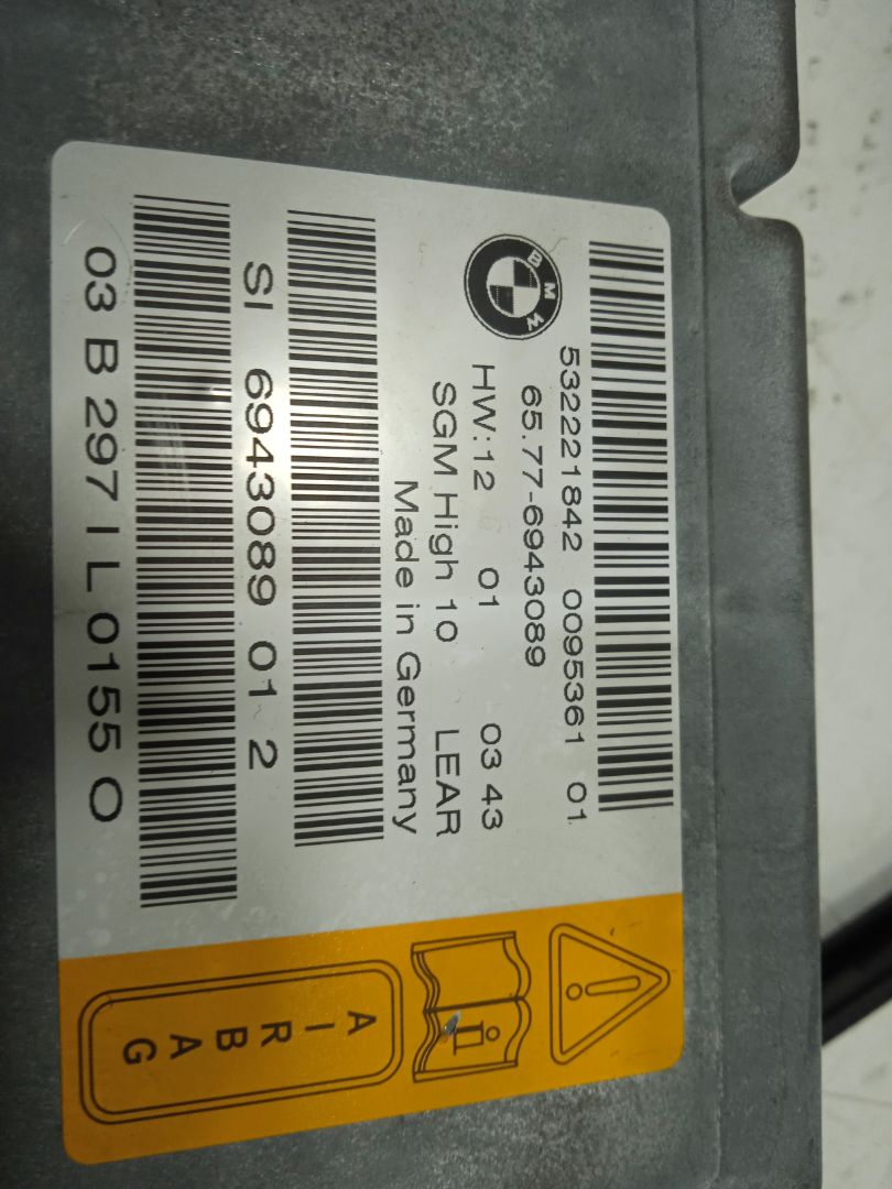 Centralita airbag bmw serie 5 berlina (e60) 530d