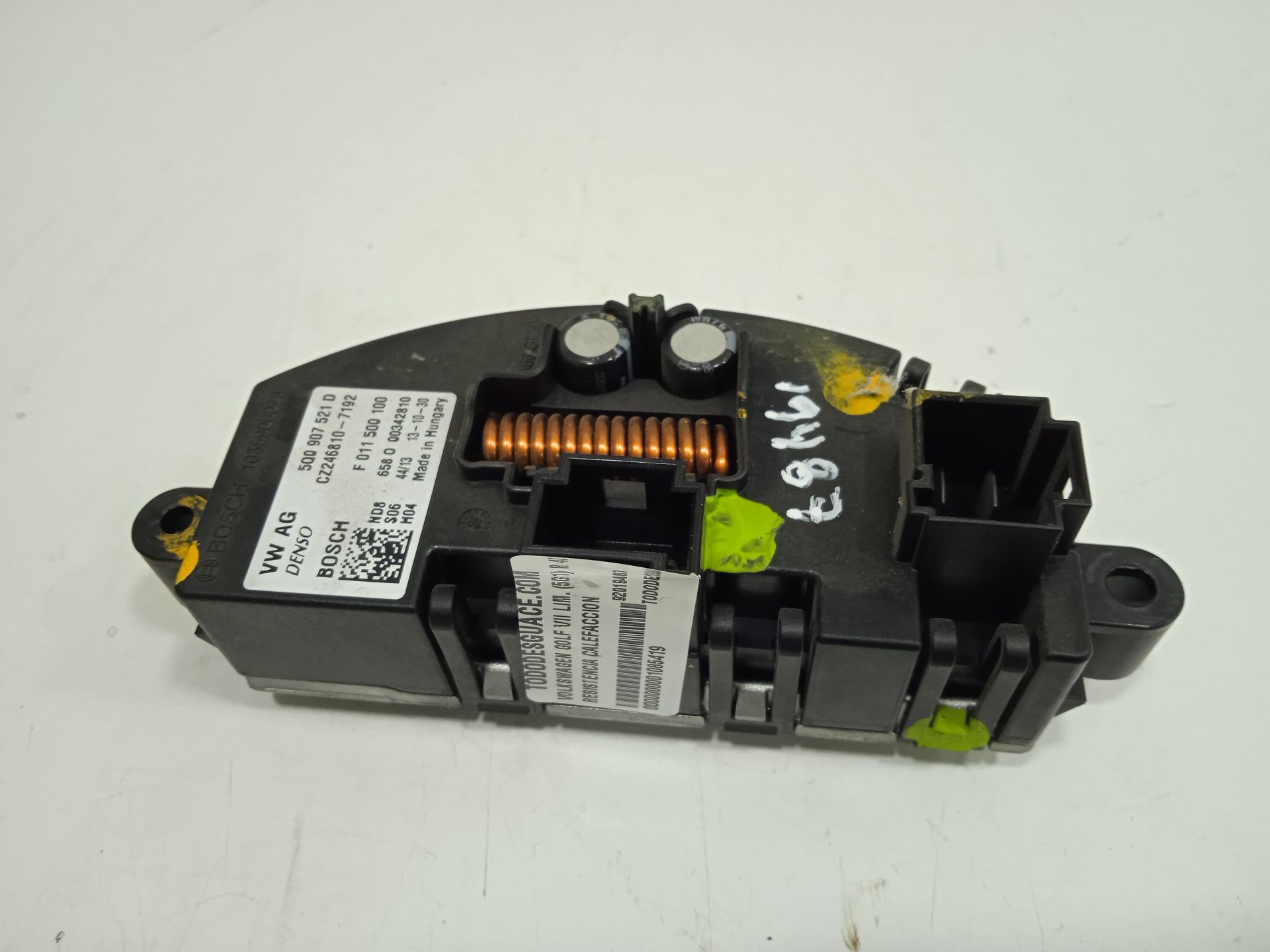 Resistencia calefaccion volkswagen golf vii variant (ba5) r 4motion bluemotion tech.