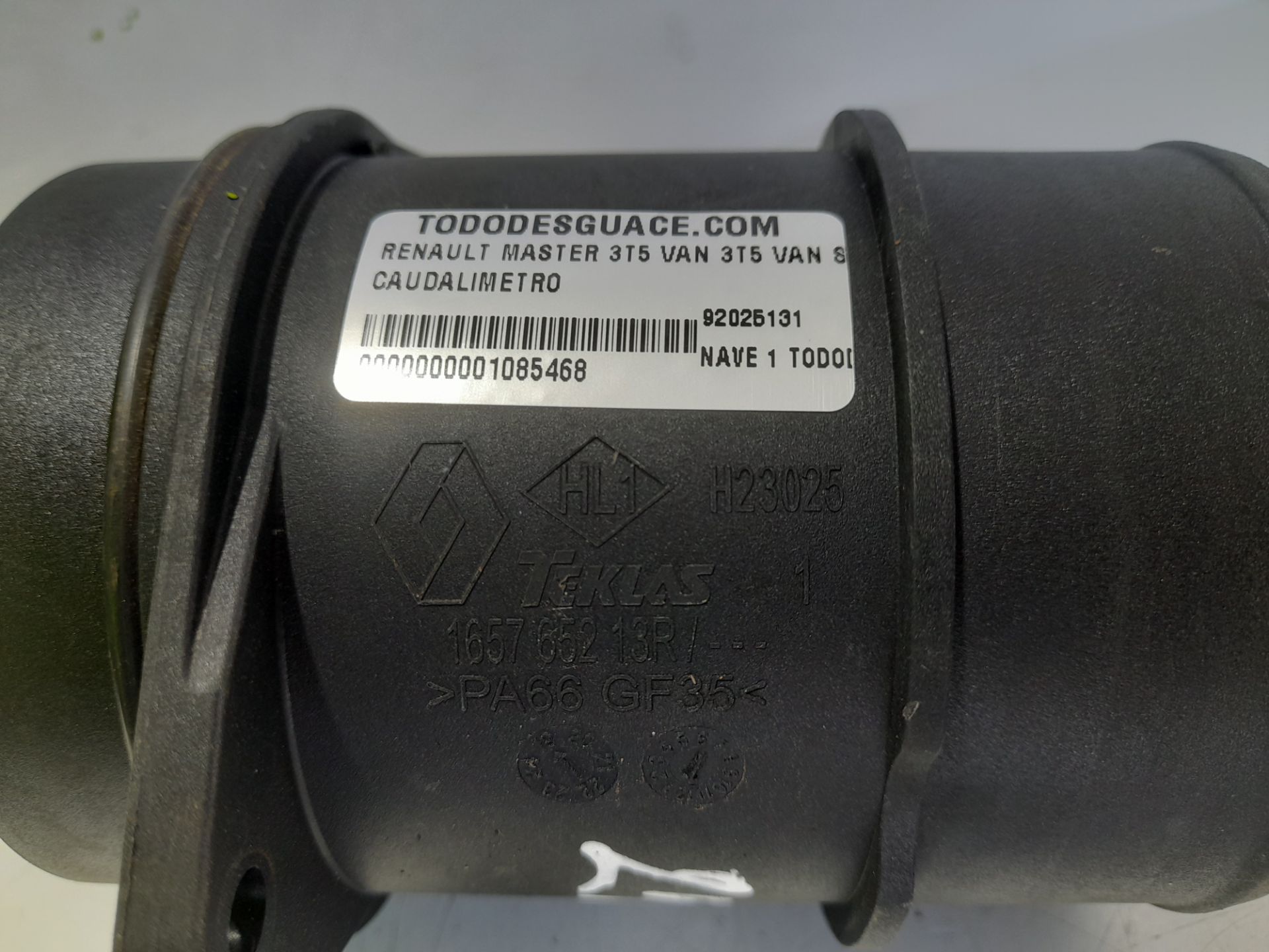 Caudalimetro renault  no identificado
