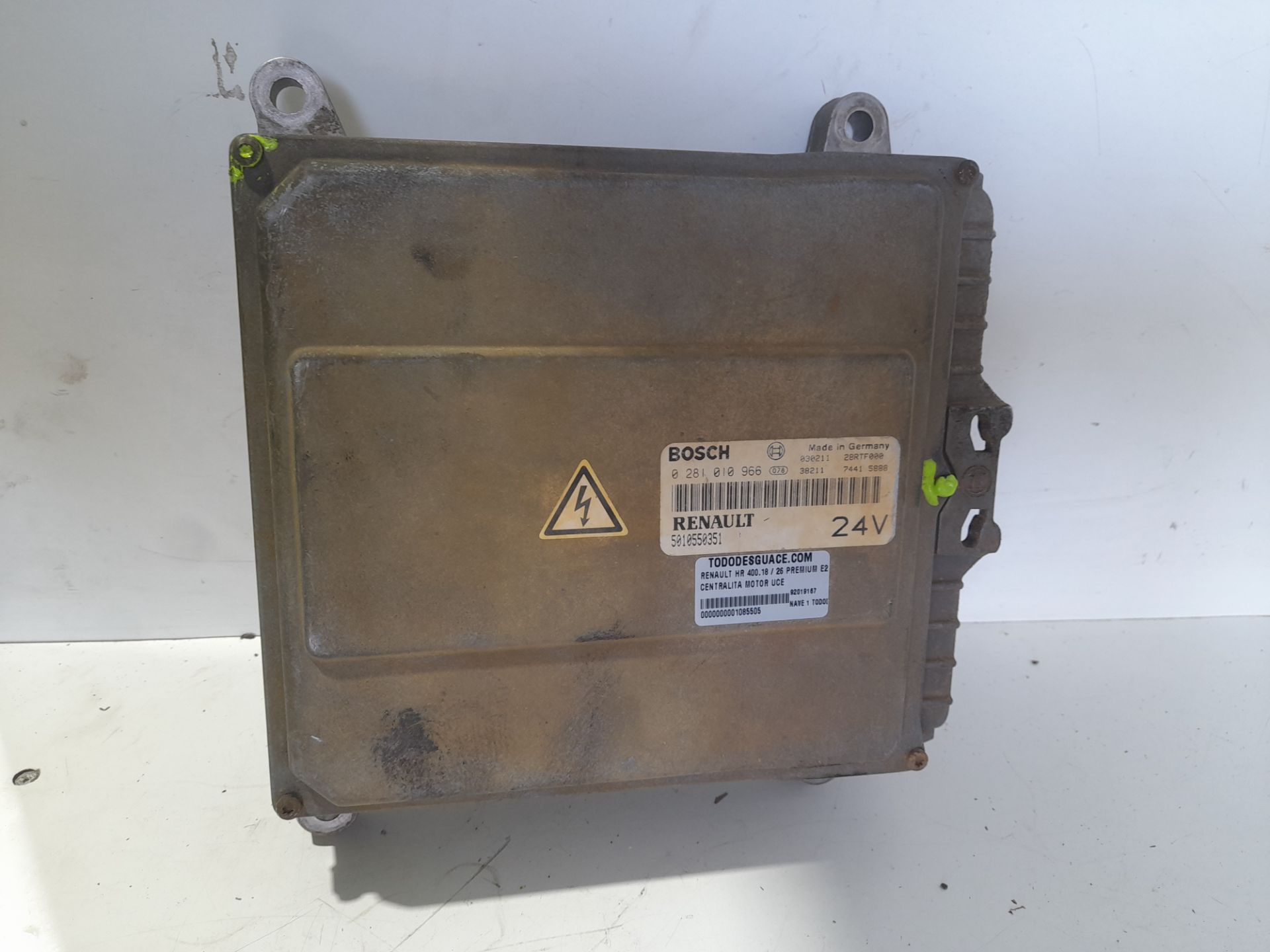 Centralita motor uce renault premium hr 400.1826 (e2) fsa   modelo 400.18 t   288 kw