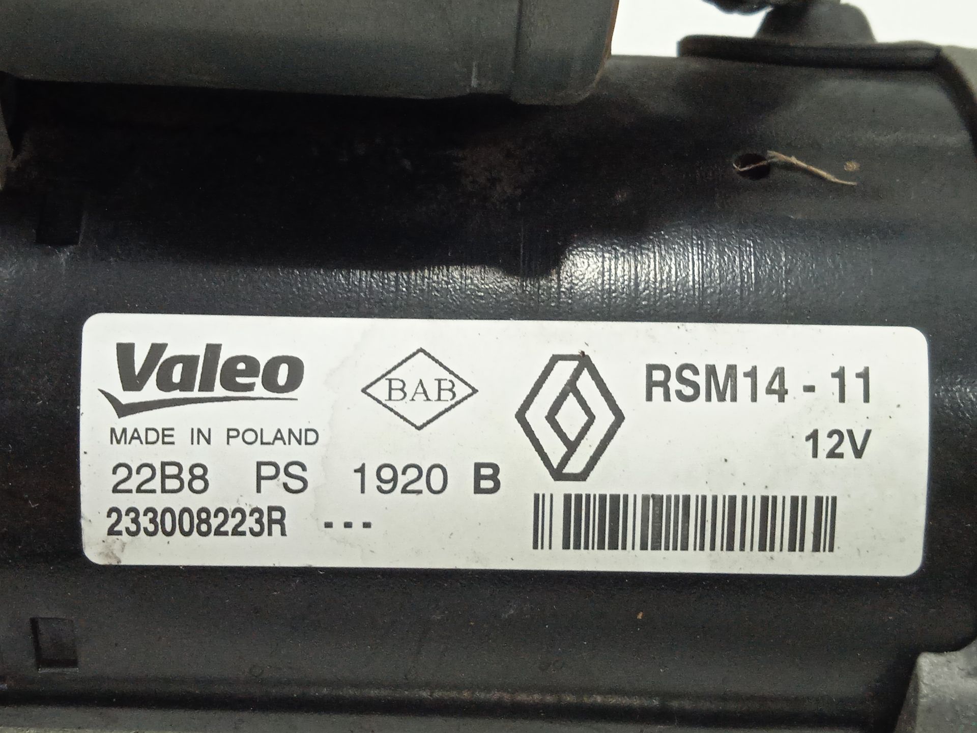 Motor arranque renault clio iv wolfnoir