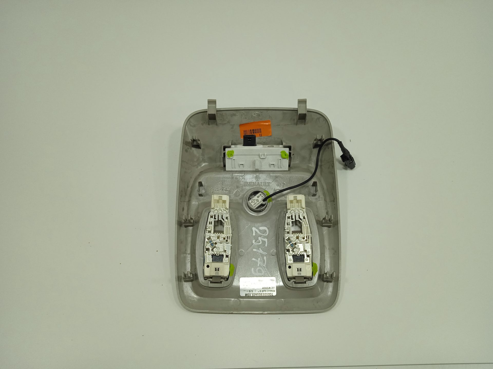 Luz interior renault clio iv wolfnoir