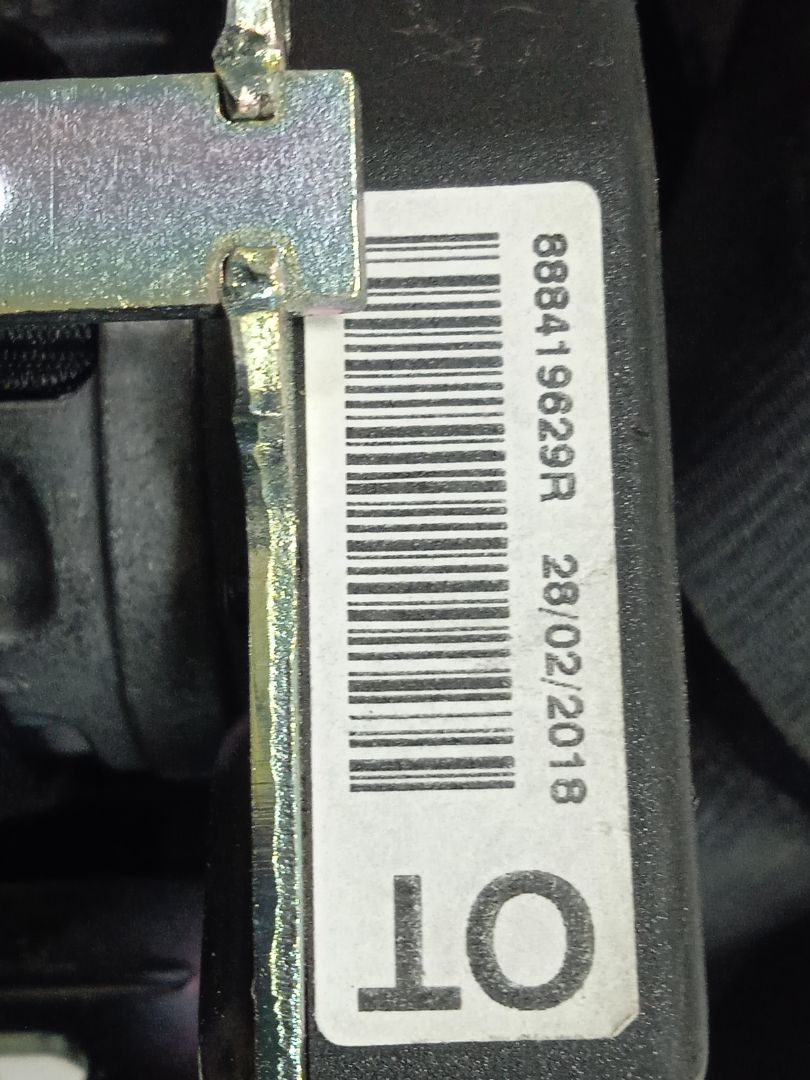Cinturon seguridad trasero izquierdo renault clio iv wolfnoir