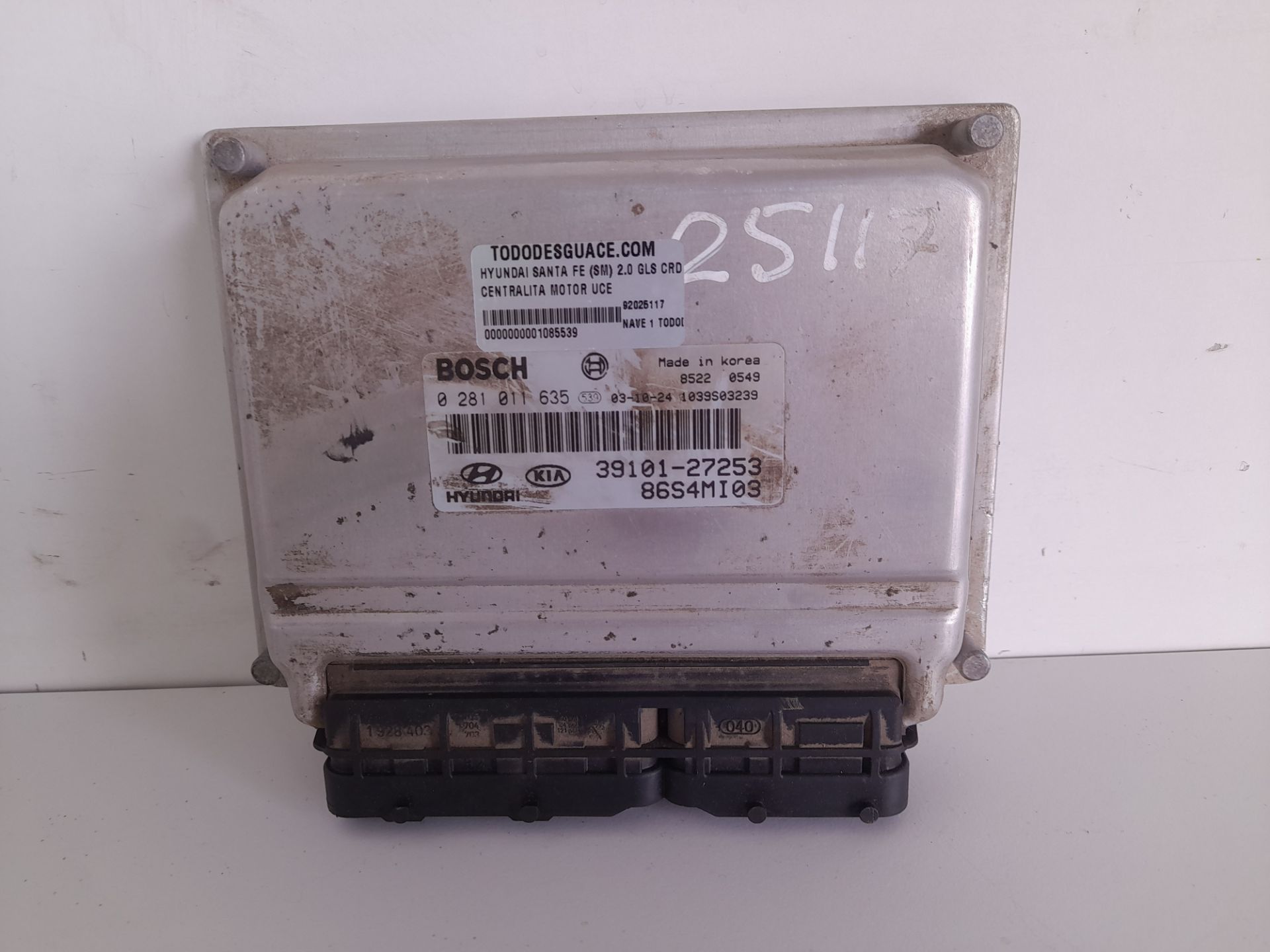 Centralita motor uce hyundai santa fe (sm) 2.0 gls crdi
